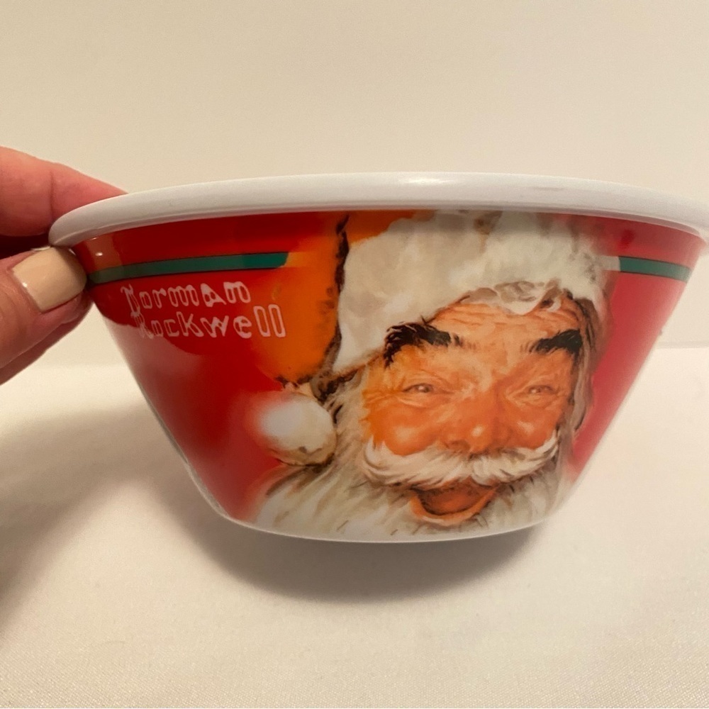 Kellogg's Norman Rockwell Santa Claus Corn Flakes 100 Year Anniversary Bowl